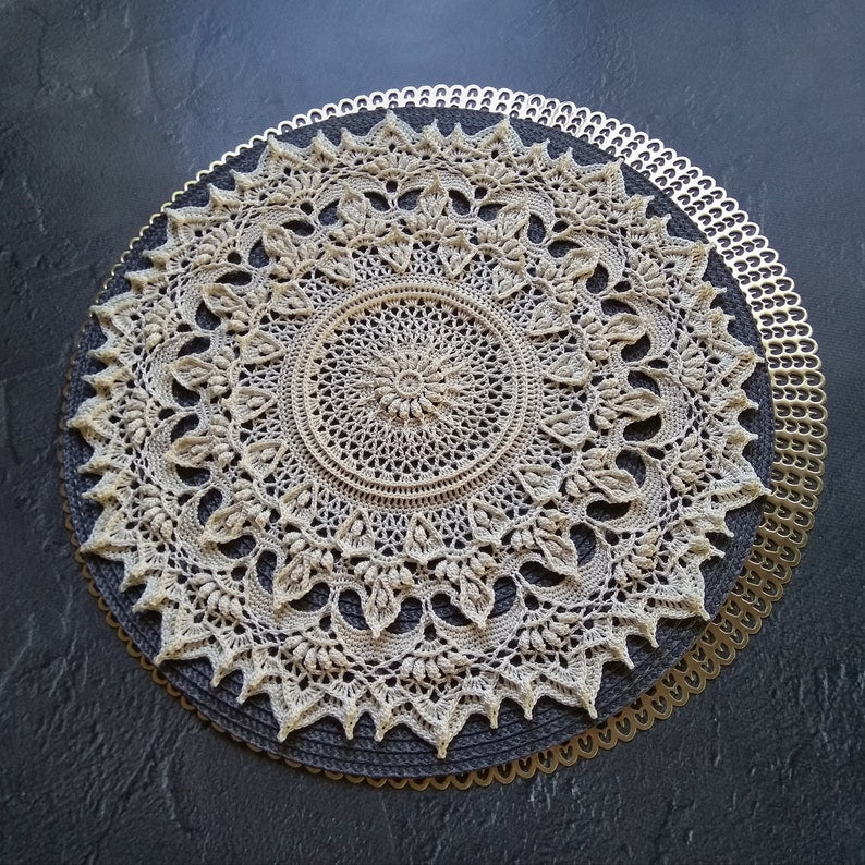 Round Doily Crochet Pattern