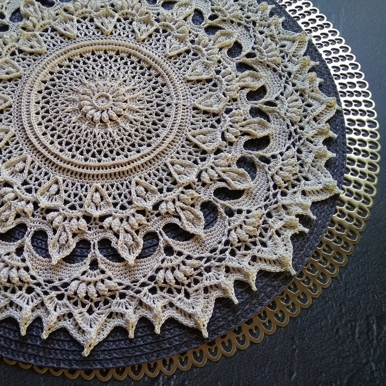 Round Doily Crochet Pattern