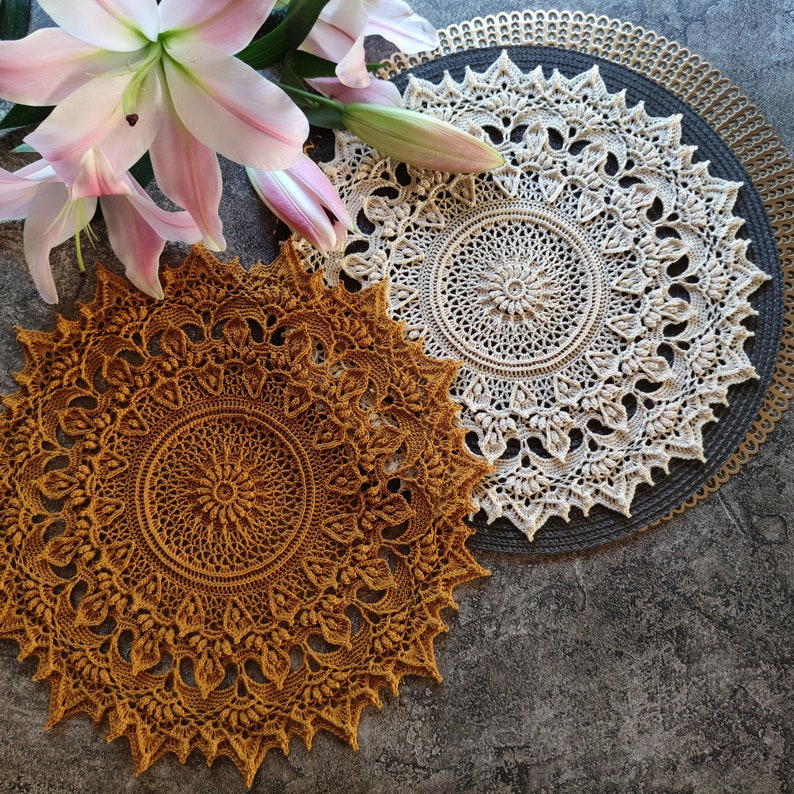 Round Doily Crochet Pattern