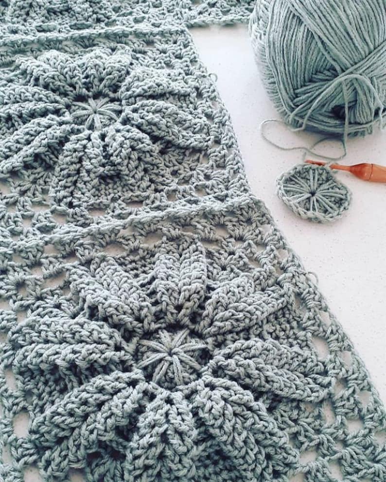 Thyme Afghan Crochet Pattern
