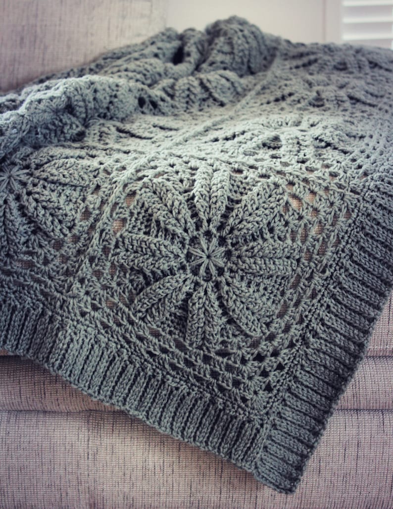 Thyme Afghan Crochet Pattern