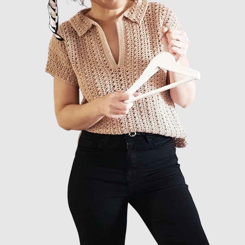 Polo Shirt Crochet Pattern
