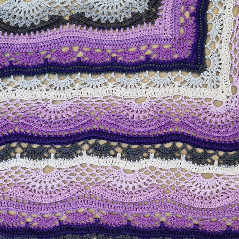 Textured Shawl Crochet Pattern