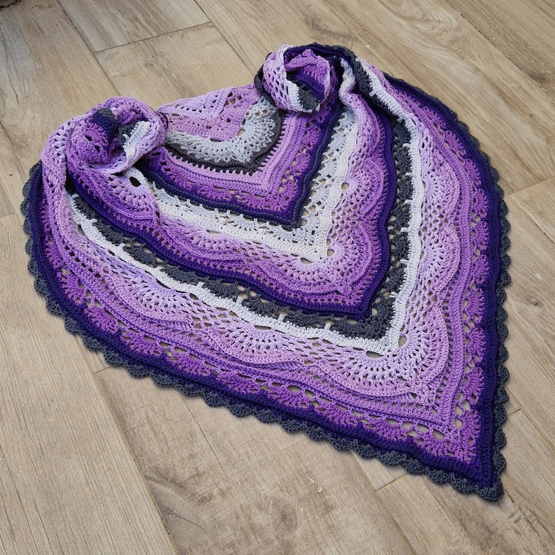 Textured Shawl Crochet Pattern