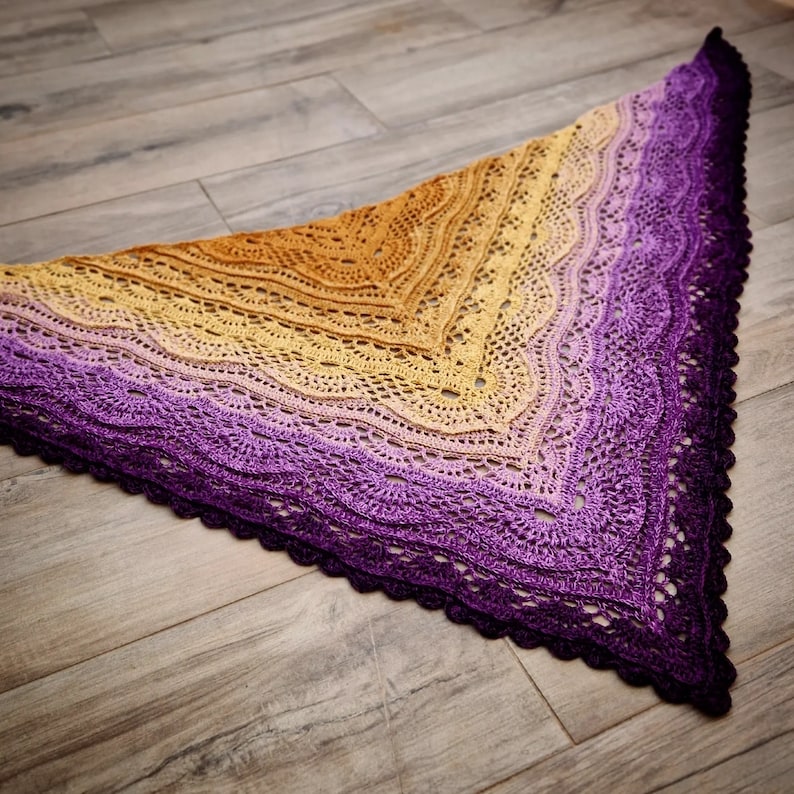 Textured Shawl Crochet Pattern