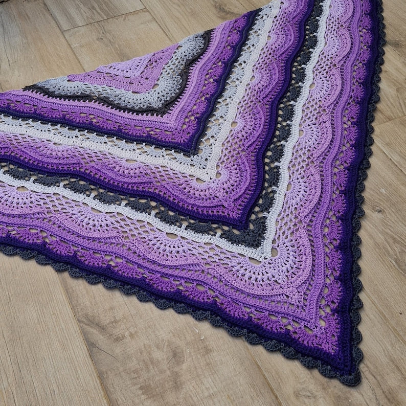 Textured Shawl Crochet Pattern