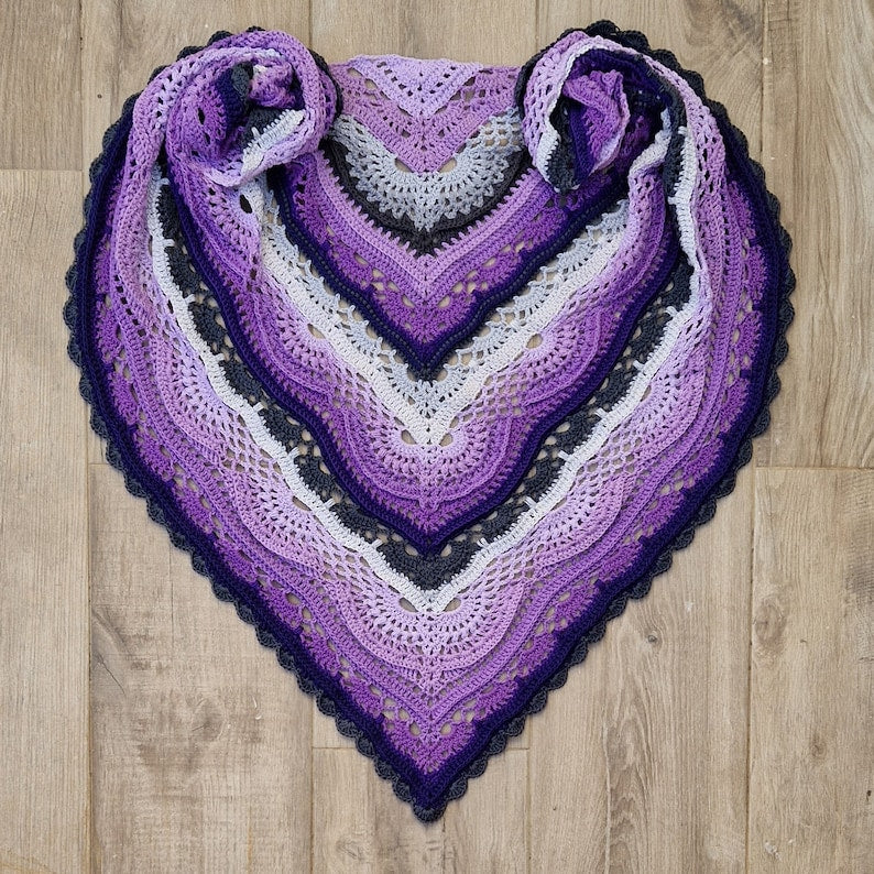 Textured Shawl Crochet Pattern