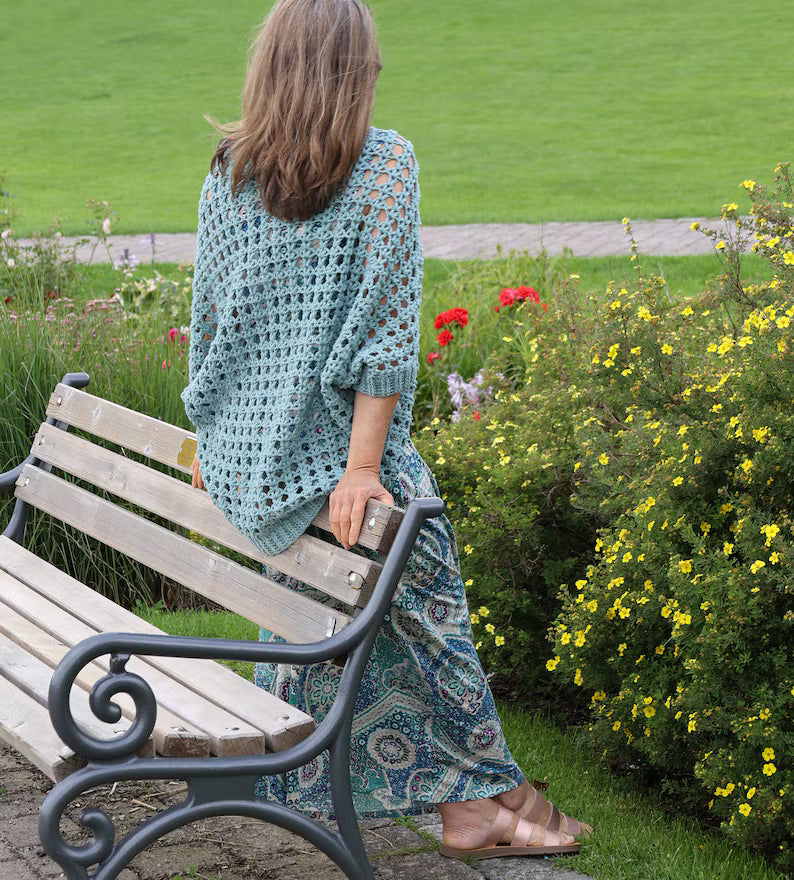 Openwork Shrug Crochet Pattern