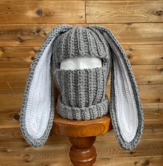 Bunny Ear Balaclava Crochet Pattern