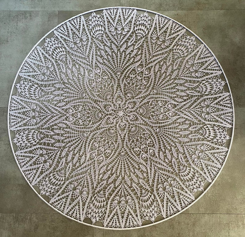 Heirloom Lace Tablecloth Crochet Pattern