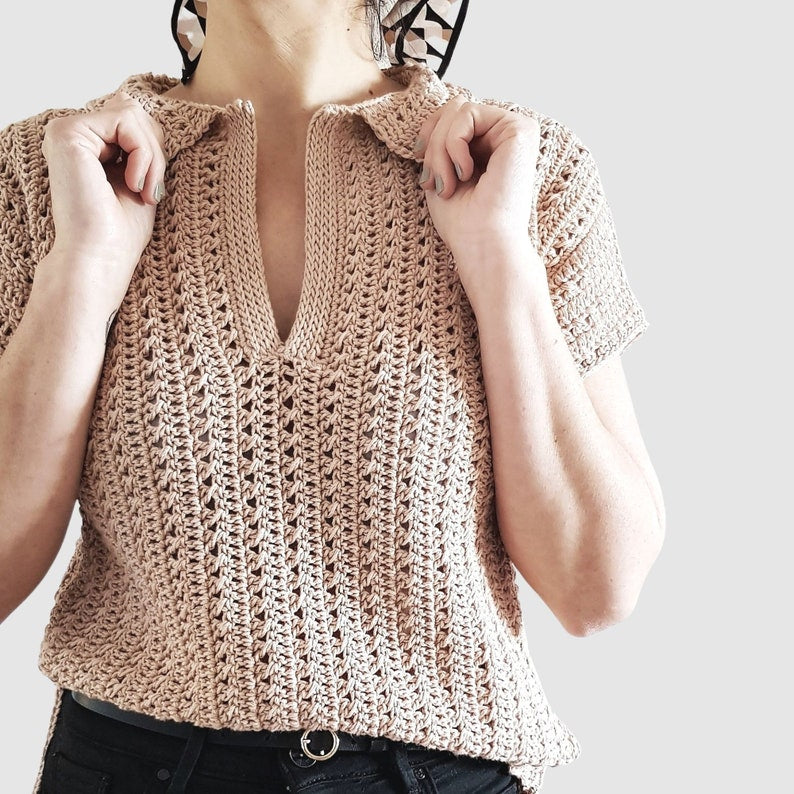 Polo Shirt Crochet Pattern
