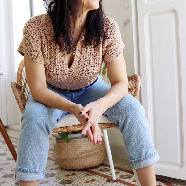 Polo Shirt Crochet Pattern
