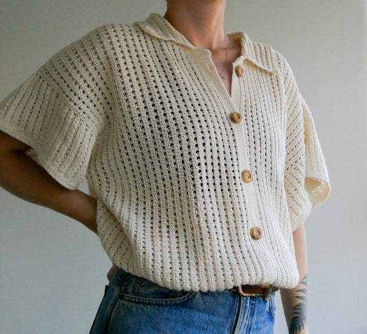 Button Up Shirt Crochet Pattern