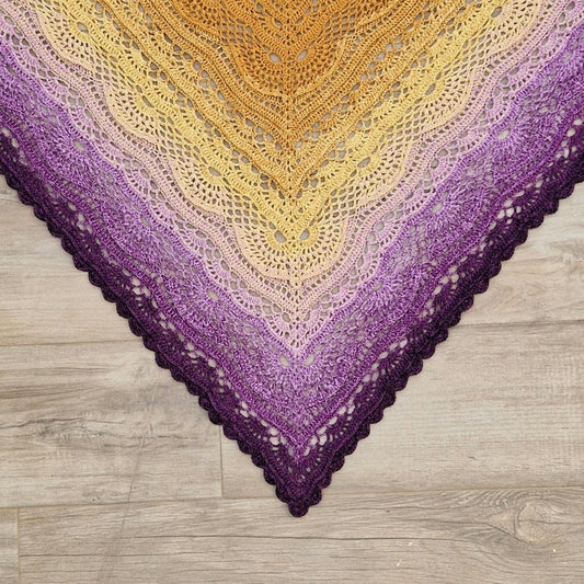 Textured Shawl Crochet Pattern