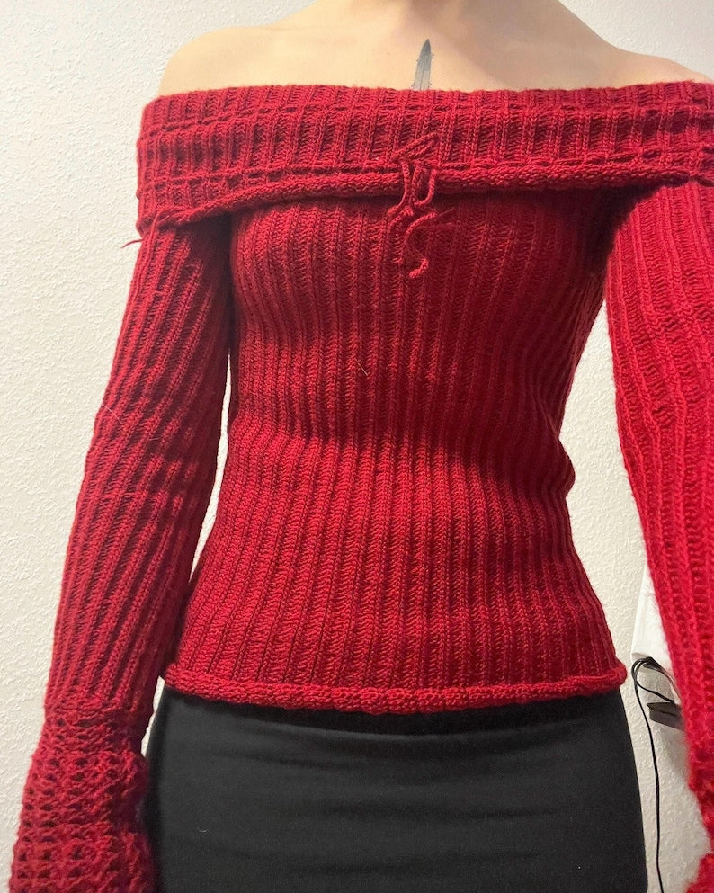 Ribbed Sweater Crochet Pattern