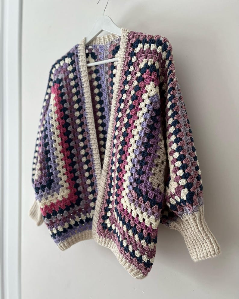 Hexagon Cardigan Crochet Pattern