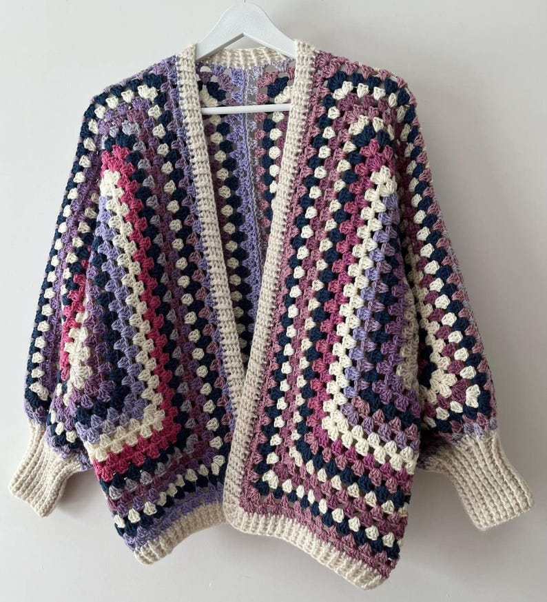 Hexagon Cardigan Crochet Pattern