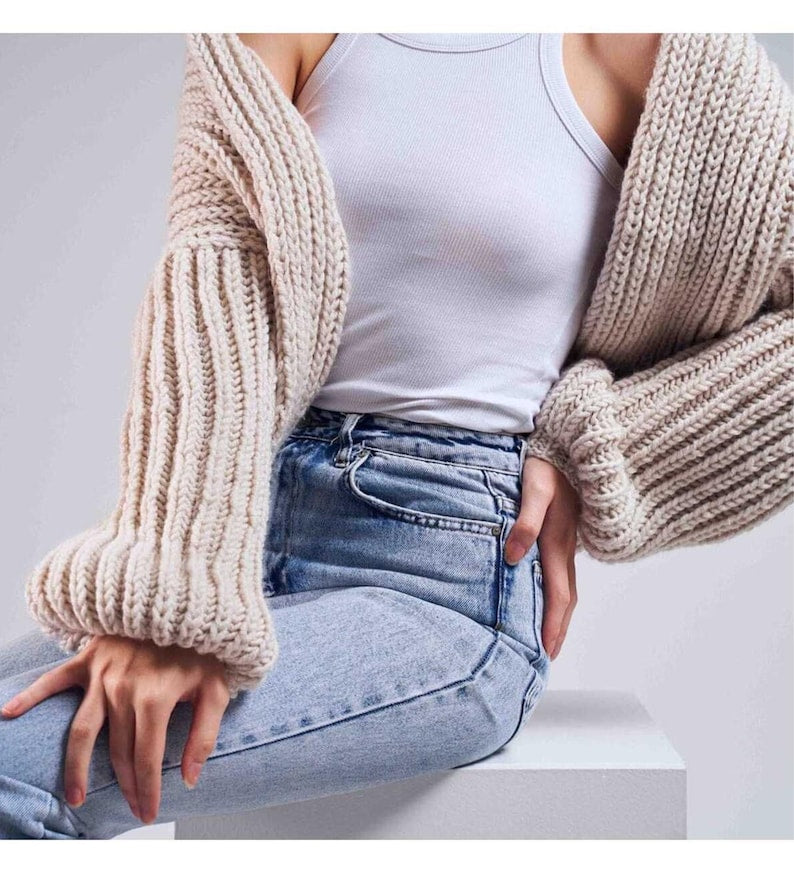 Hoodie Cardigan Crochet Pattern