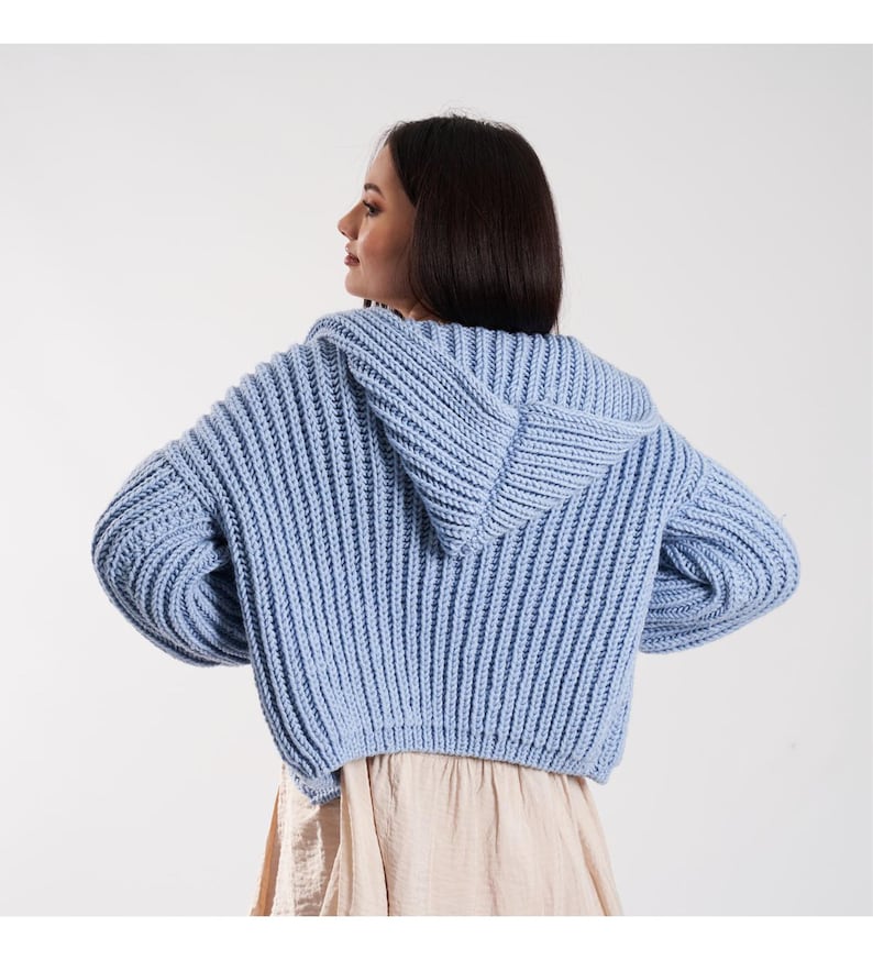 Hoodie Cardigan Crochet Pattern