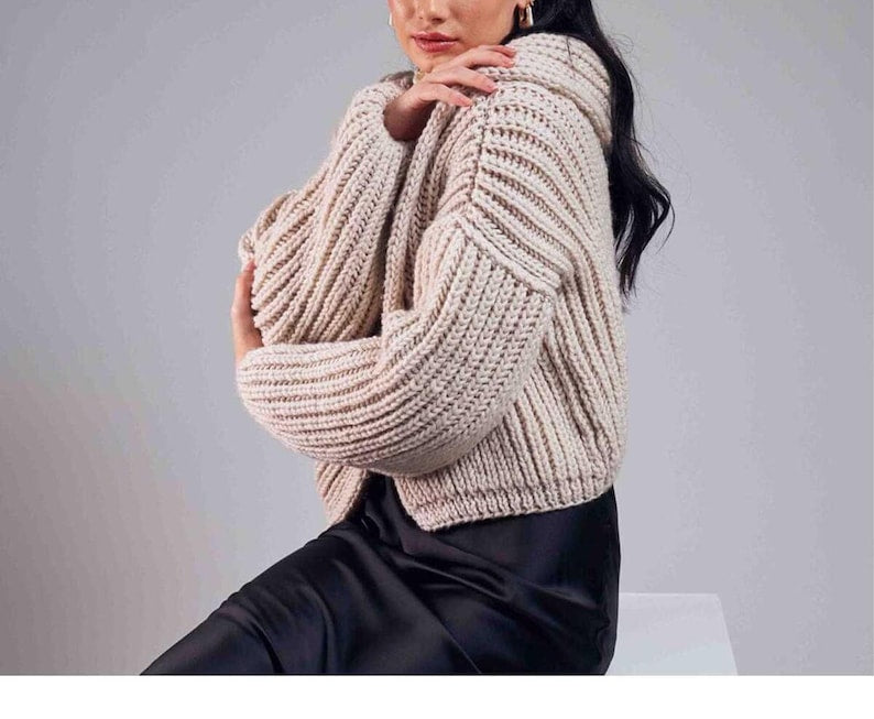 Hoodie Cardigan Crochet Pattern