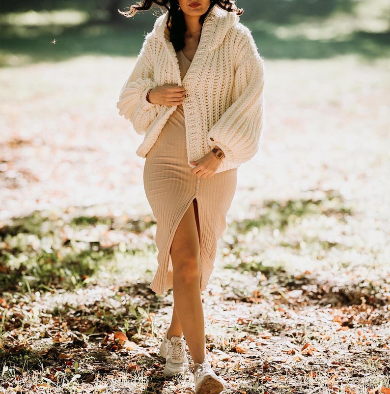 Hoodie Cardigan Crochet Pattern