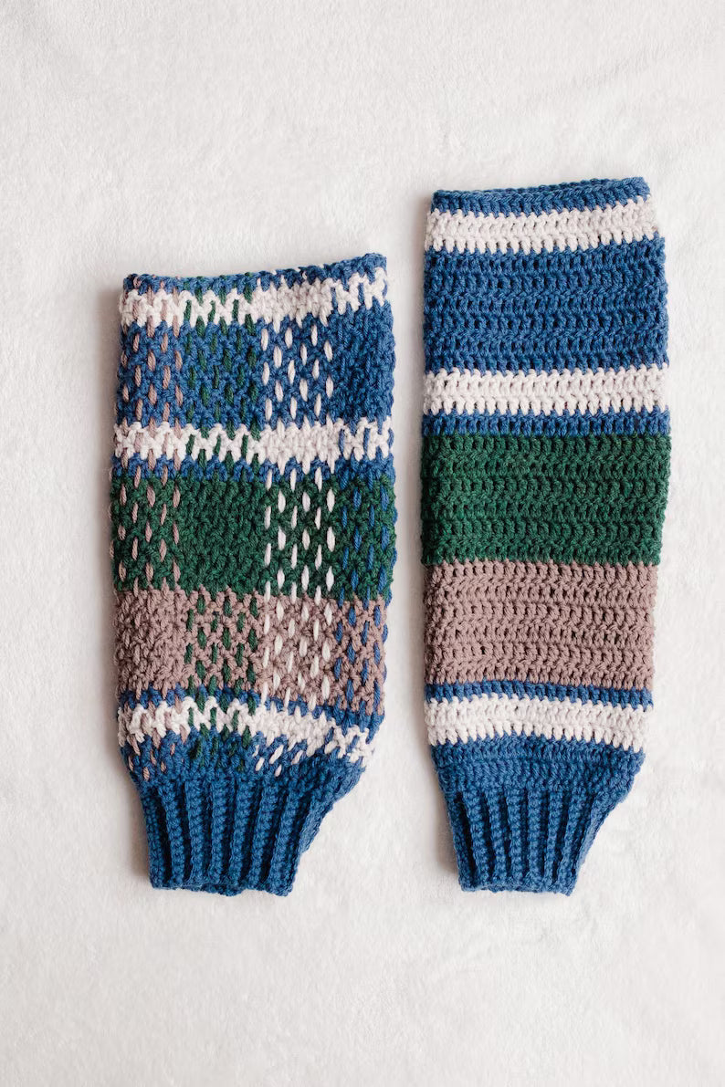 Plaid Cardigan Crochet Pattern