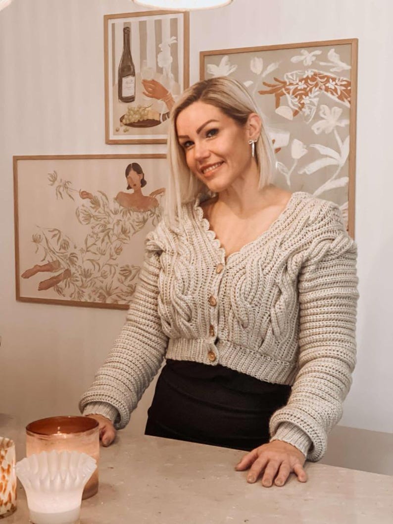 Boho Chic Cardigan Crochet Pattern
