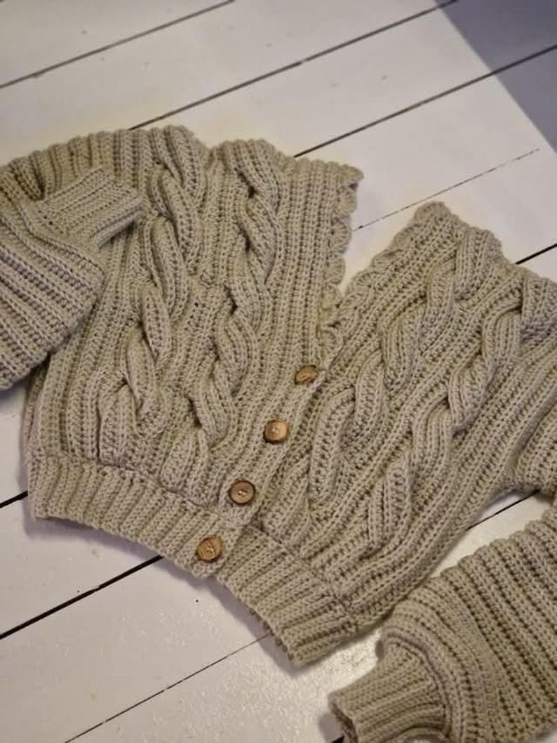 Boho Chic Cardigan Crochet Pattern