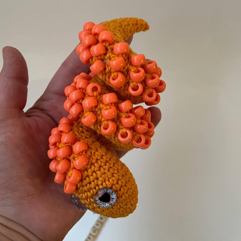 Beaded Fidget Snake Crochet Pattern