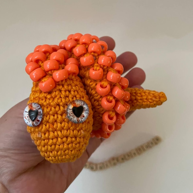 Beaded Fidget Snake Crochet Pattern