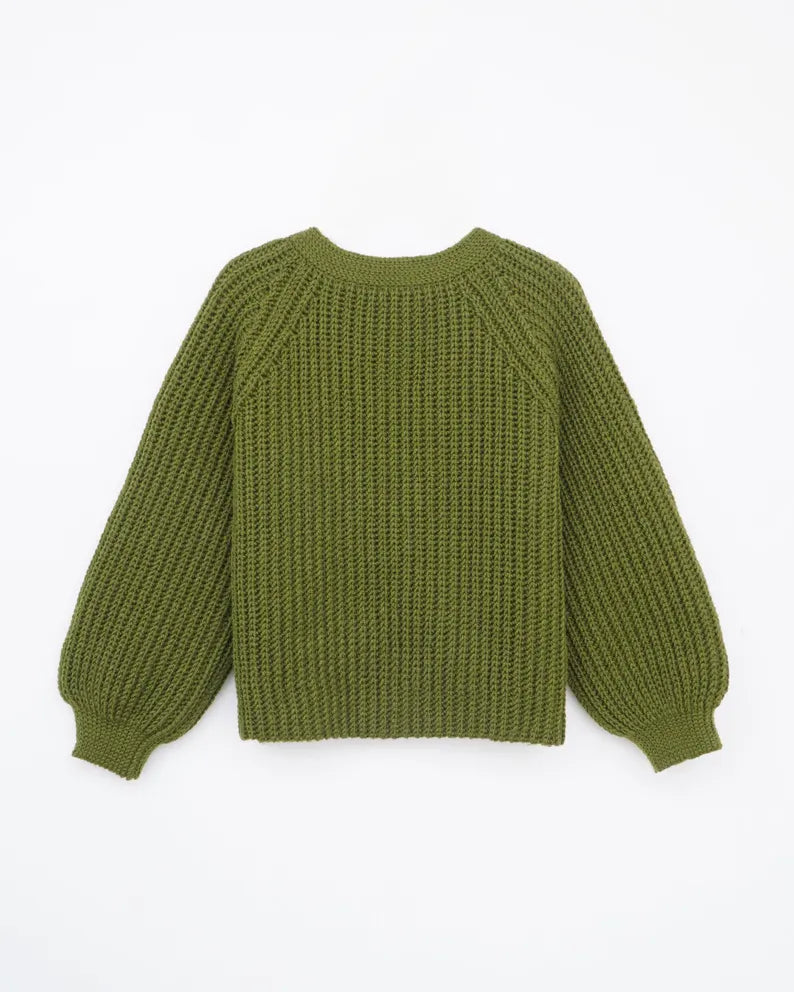 Ribbed Cardigan Crochet Pattern