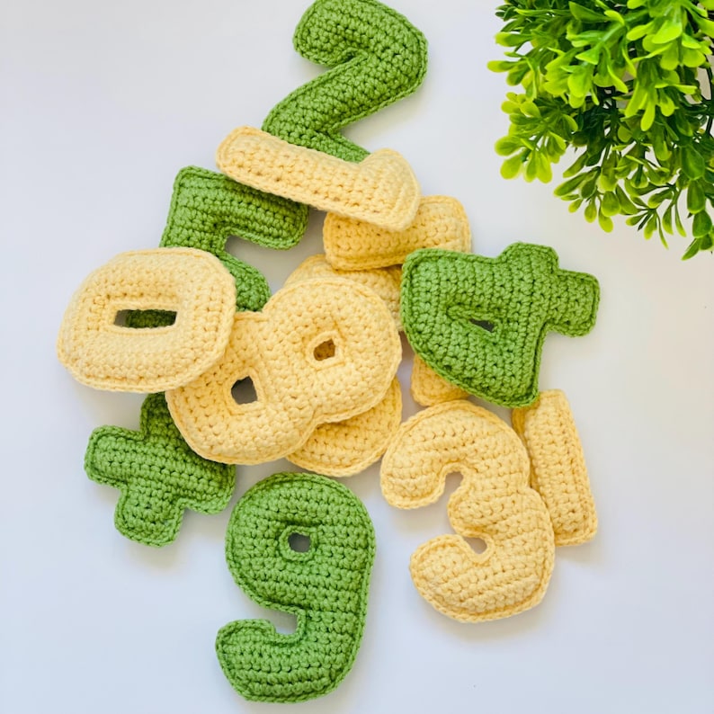Alphabet & Numbers Crochet Pattern