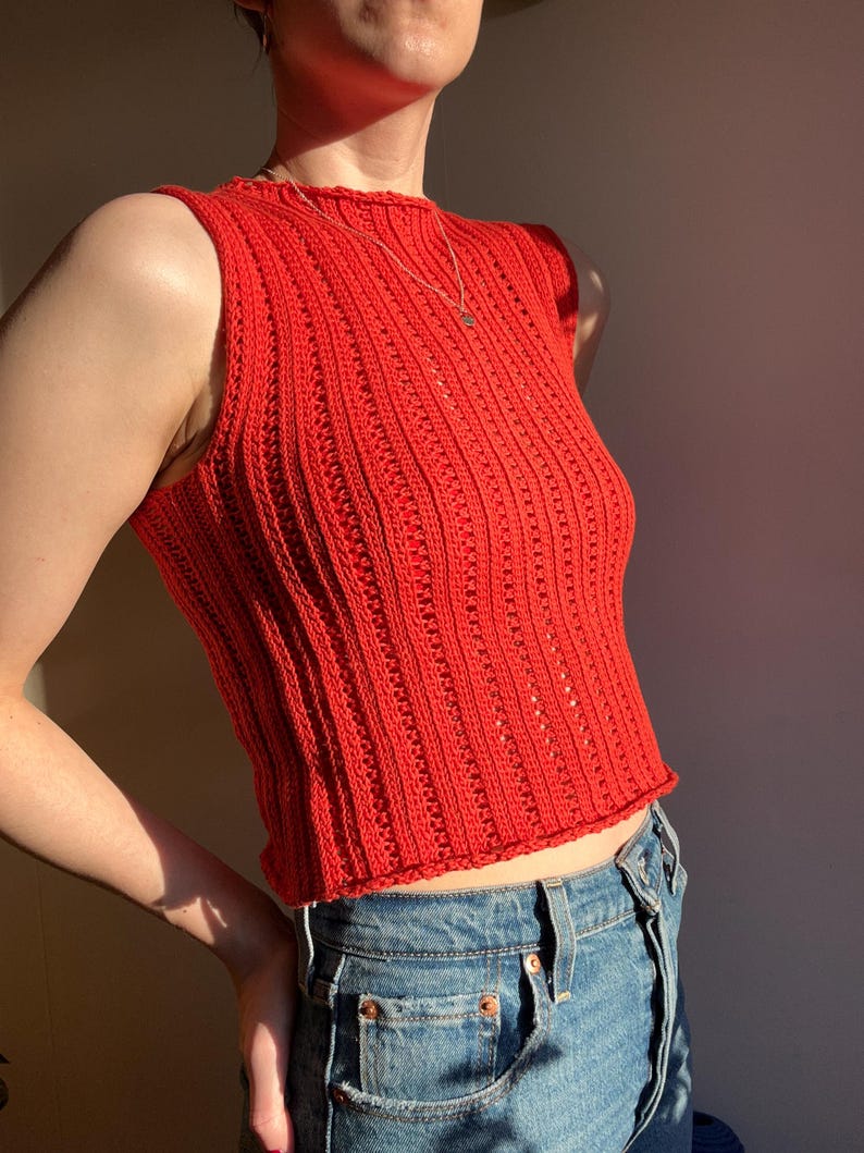 Mock Neck Top Crochet Pattern