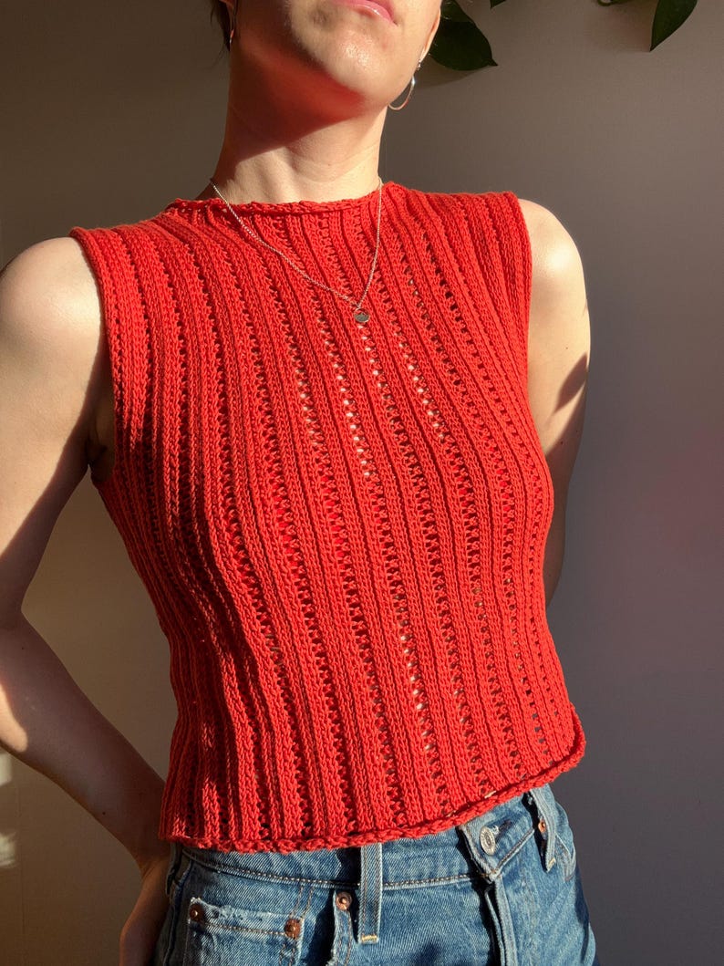 Mock Neck Top Crochet Pattern