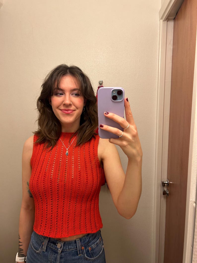 Mock Neck Top Crochet Pattern