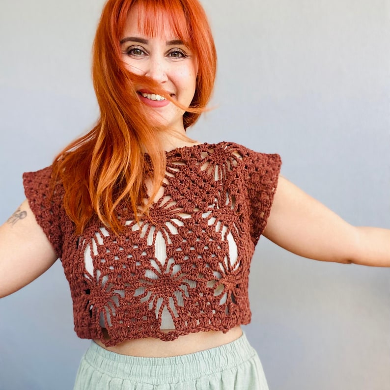 Vintage Mesh Shrug Crochet Pattern
