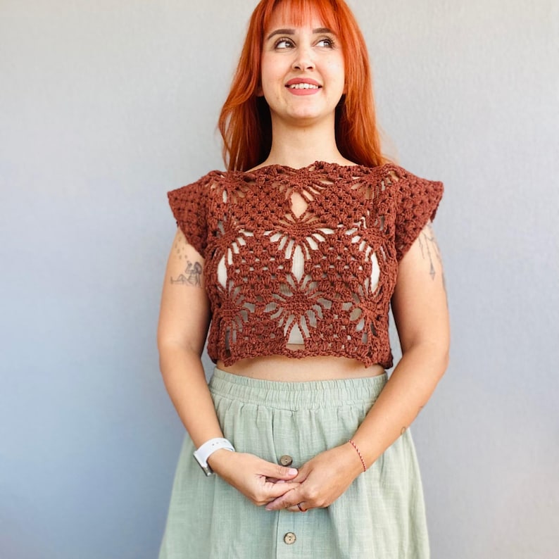 Vintage Mesh Shrug Crochet Pattern