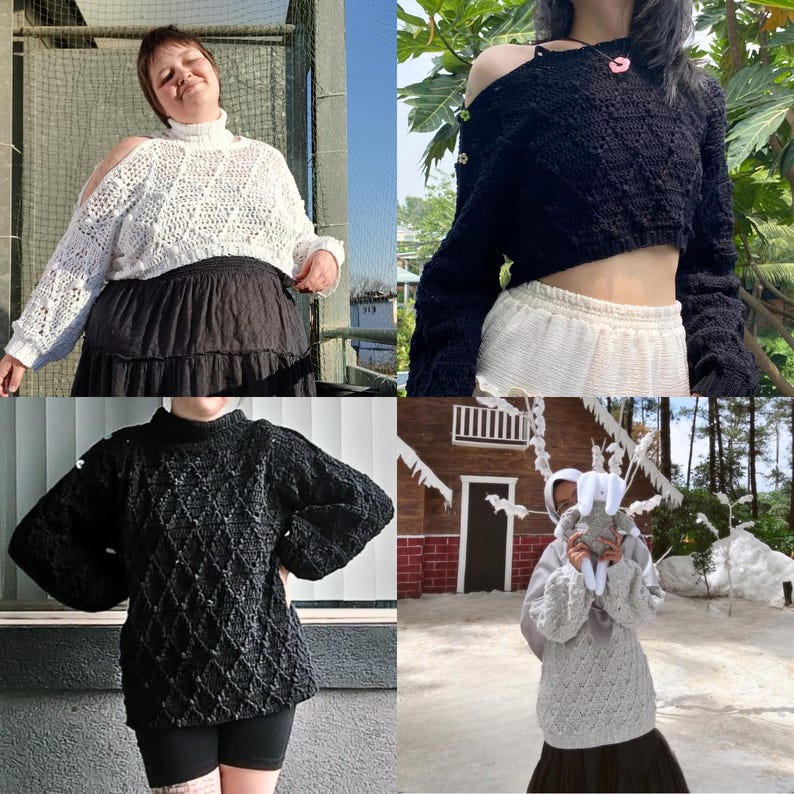 Multiway Sweater Crochet Pattern