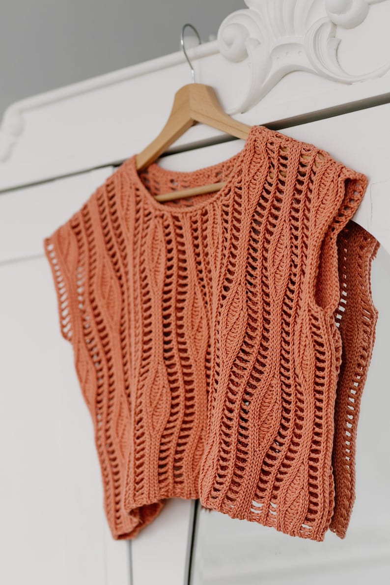 Lace Flow Top Crochet Pattern
