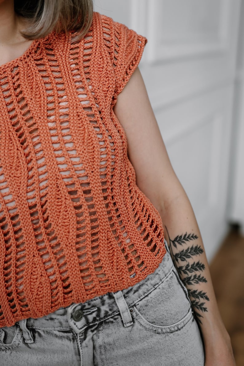 Lace Flow Top Crochet Pattern