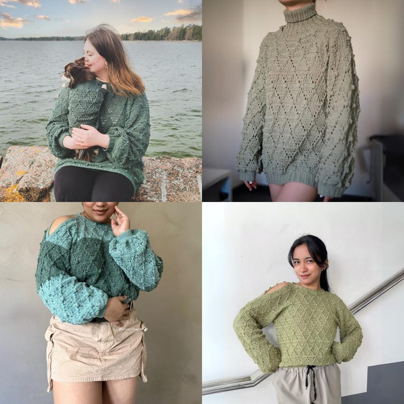 Multiway Sweater Crochet Pattern