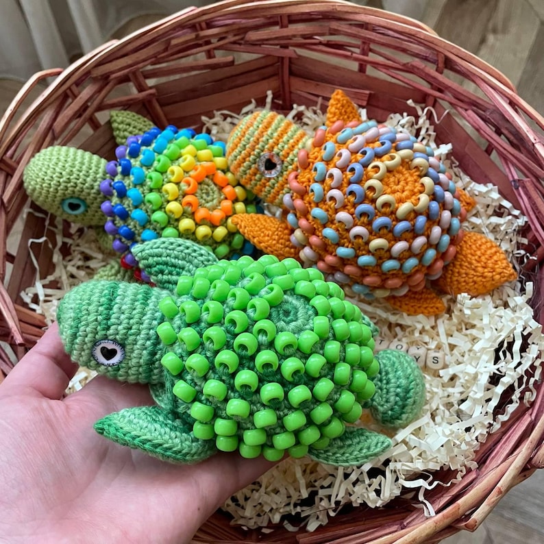 Interactive Turtle Toy Crochet Pattern
