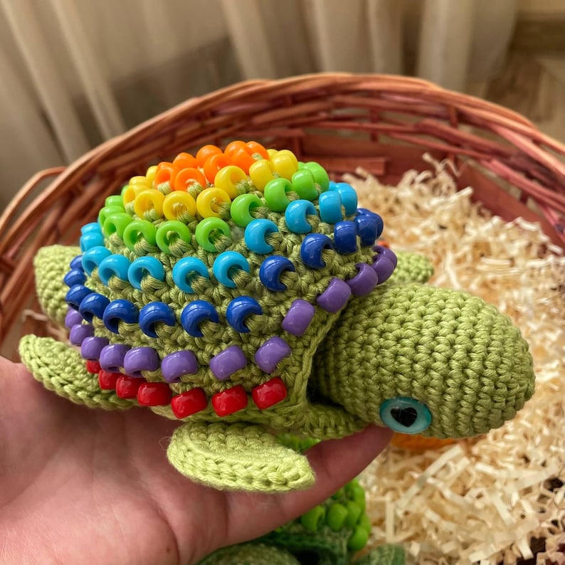 Interactive Turtle Toy Crochet Pattern