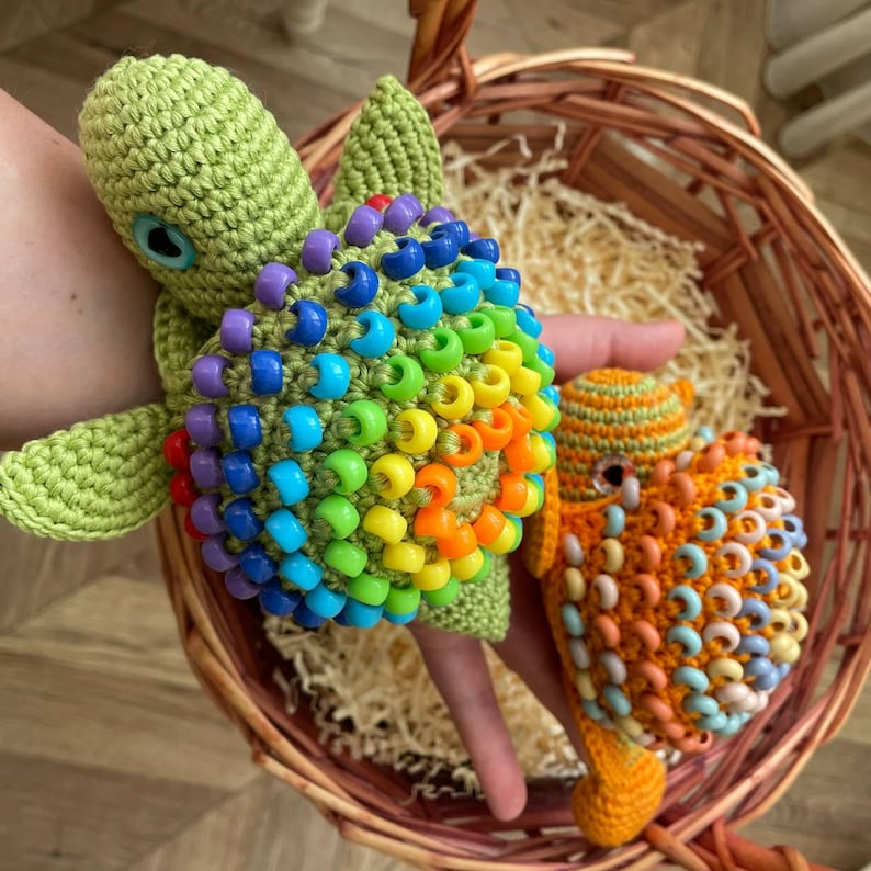 Interactive Turtle Toy Crochet Pattern