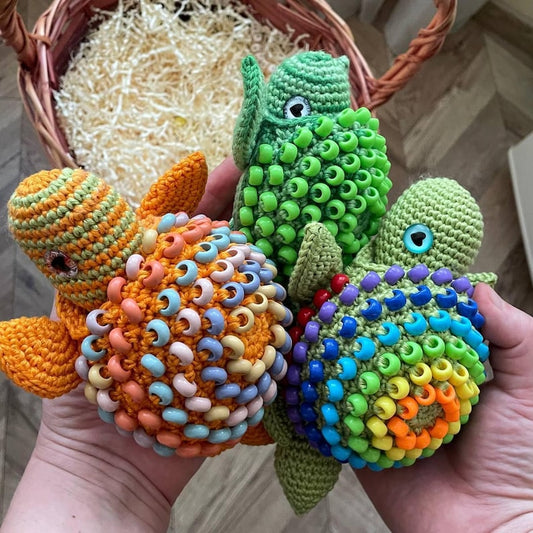 Interactive Turtle Toy Crochet Pattern