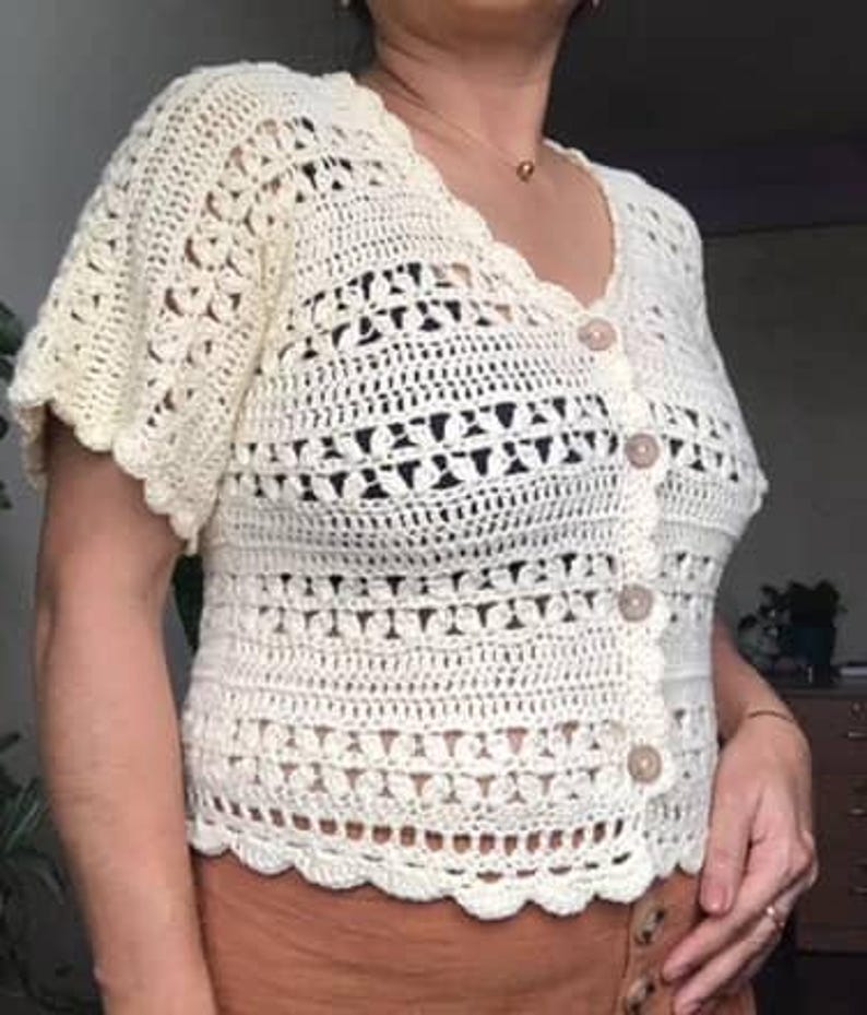 Short Sleeve Top Crochet Pattern