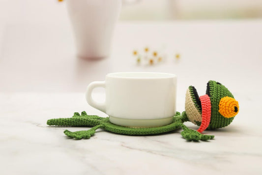 Funny Animal Crochet Coaster Pattern Set