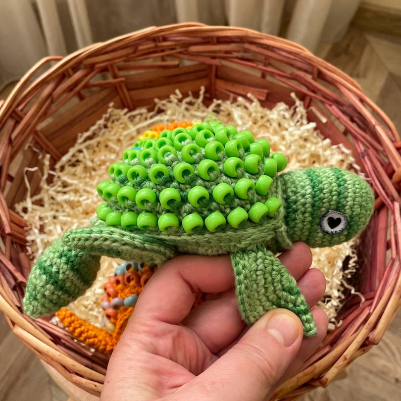 Interactive Turtle Toy Crochet Pattern