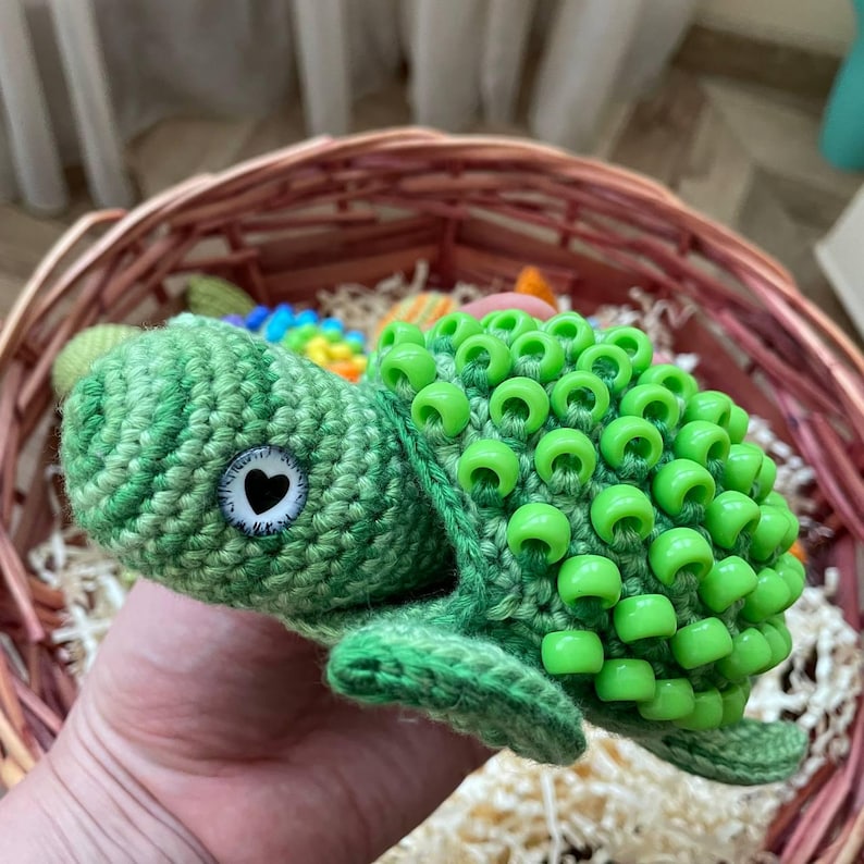 Interactive Turtle Toy Crochet Pattern