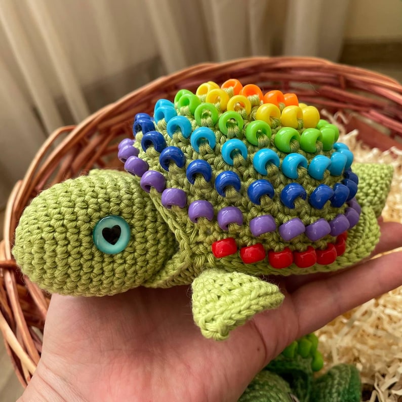 Interactive Turtle Toy Crochet Pattern